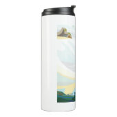 Schneegebiet Thermosbecher (Nach links gedreht)