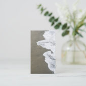 Schneegebiet Visitenkarte (Stehend Vorderseite)