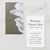 Schneegebiet Visitenkarte (Vorne/Hinten)