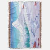 Schneegebirge Decke (Vorderseite Vertikal)