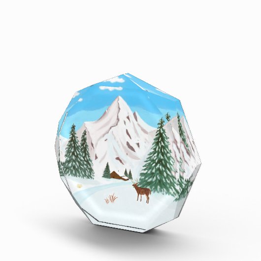 Schneegebirge Fotoblock (Rechts)