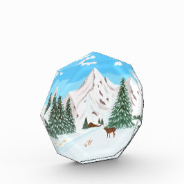 Schneegebirge Fotoblock