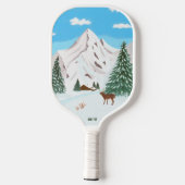 Schneegebirge Pickleball Schläger (Rückseite)