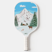 Schneegebirge Pickleball Schläger (Vorderseite)