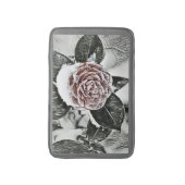 Schneegefrorene Rose Zeichnend Badematte (Vorderseite Vertikal)