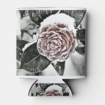 Schneegefrorene Rose Zeichnend