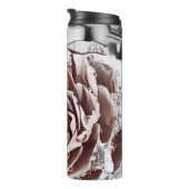 Schneegefrorene Rose Zeichnend Thermosbecher (Nach rechts gedreht)