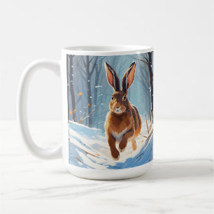 Schneegeküsste Ausgelassenheit: Der Haselauf Kaffeetasse