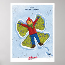 Schneegel 18x24 poster