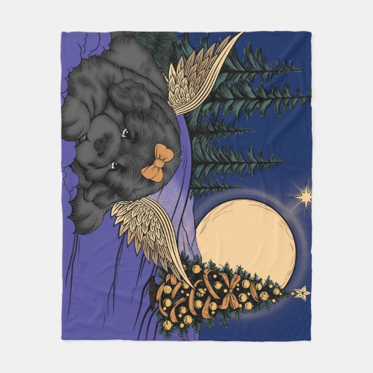 Schneegel Fleecedecke (Vorderseite)