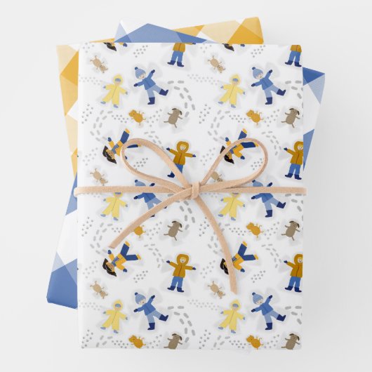 Schneegel Kids Wrapping Paper Sheets Geschenkpapier Set (Beispiel)