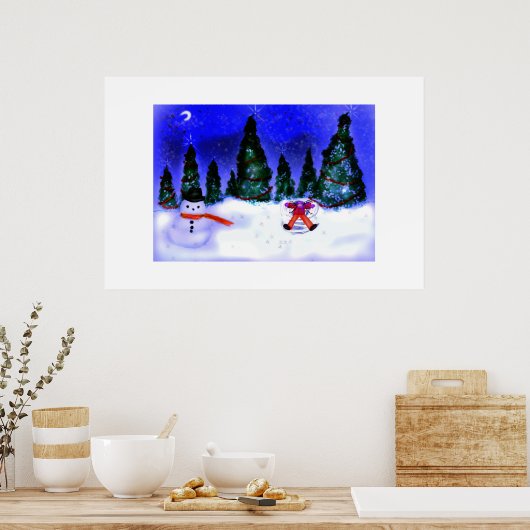 Schneegel Poster (Küche)