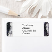 Schneegel, Schneefass - Rücksendeadressen-Aufklebe (Insitu)