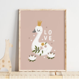Schneegenente Liebe Poster | Wall Print