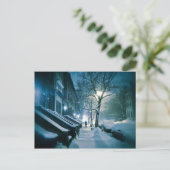 Schneegesteine Postkarte (Stehend Vorderseite)