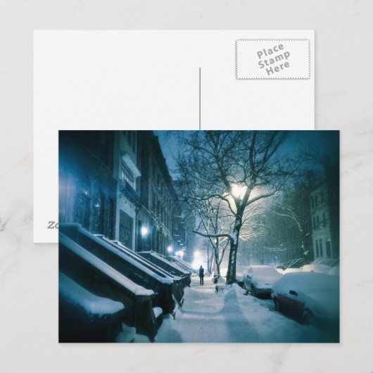 Schneegesteine Postkarte (Vorne/Hinten)