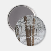 Schneegestelle Magnet (Vorderseite/Rückseite)