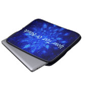 Schneegestöber Laptopschutzhülle (Vorne Knopf)