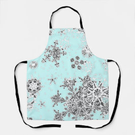 Schneegestöber Schürze