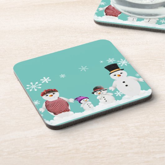 Schneegewächse Untersetzer (Linke Seite)