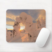 Schneeghost im Whitefish-Gebirge Mousepad (Mit Mouse)