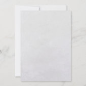 Schneeglätte-Winterparty-Einladung Einladung (Rückseite)