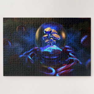 Schneeglobe (Fluoreszenz) Puzzle