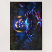 Schneeglobe (Fluoreszenz) Puzzle (Vertikal)