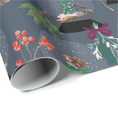 Schneeglobe Geschenkpapier (Rolleneckpunkt)