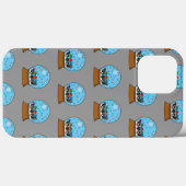 Schneeglobe mit drei Gnome-Würfeln Case-Mate iPhone Hülle (Rückseite (Horizontal))