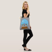 Schneeglobe mit drei Gnome-Würfeln Tasche (Am Model)