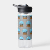 Schneeglobe mit drei Gnome-Würfeln Trinkflasche (Rechts)