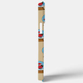 Schneeglobe mit Niedlichem rotem Kardinal Case-Mate iPhone Hülle (Rückseite / Rechts)