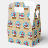 Schneeglobe mit Niedlichem rotem Kardinal Geschenkschachtel (Geöffnet)