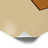 Schneeglobe mit Niedlichem rotem Kardinal Poster (Ecke)