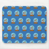 Schneeglobe mit Schneemann und Pine Tree Mousepad (Vorne)