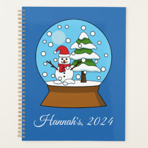 Schneeglobe mit Schneemann und Pine Tree   Persona Planer
