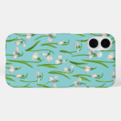 Schneeglöckchen auf Pool Blau Case-Mate iPhone Hülle (Rückseite (Horizontal))