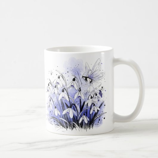 Schneeglöckchen Fee Kaffeetasse (Rechts)