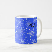 Schneeglöckchen-Friedensbecher Kaffeetasse (VorderseiteRechts)