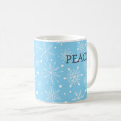 Schneeglöckchen-Friedensbecher Kaffeetasse (VorderseiteRechts)