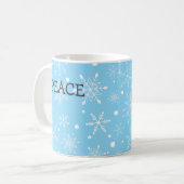 Schneeglöckchen-Friedensbecher Kaffeetasse (Vorderseite Links)