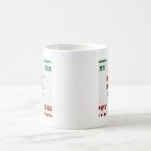 Schneeglöckchen frohe Holla-Tage Kaffeetasse (Mittel)