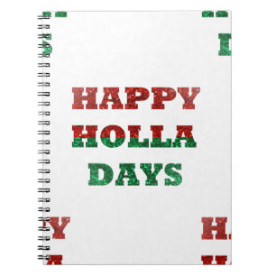 Schneeglöckchen frohe Holla Tage Notizblock