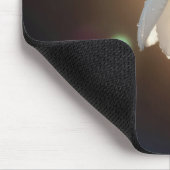 Schneeglöckchen mit Tautropfen im Sonnenlicht Mousepad (Ecke)