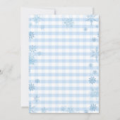 Schneeglöckchen-Mutter-Gans-Winter-Schneeflocken-B Einladung (Rückseite)