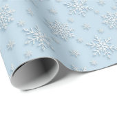Schneeglöckchen-Wunderland-Geschenkpapier Geschenkpapier (Rolleneckpunkt)