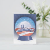 Schneeglocke Postkarte (Stehend Vorderseite)