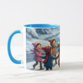 Schneeglück-Winter Freunde-Abenteuer Tasse