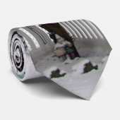 SchneeGnome Krawatte (Gerollt)